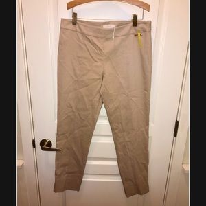 Tory Burch Capri Khaki Ankle Crop Pant